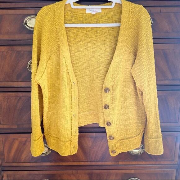 ✨ Two by Vince Camuto ✨ Yellow Cardigan - Picture 8 of 12